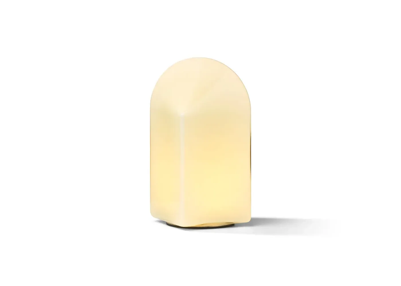 24cm LED Table Lamp - Shell White