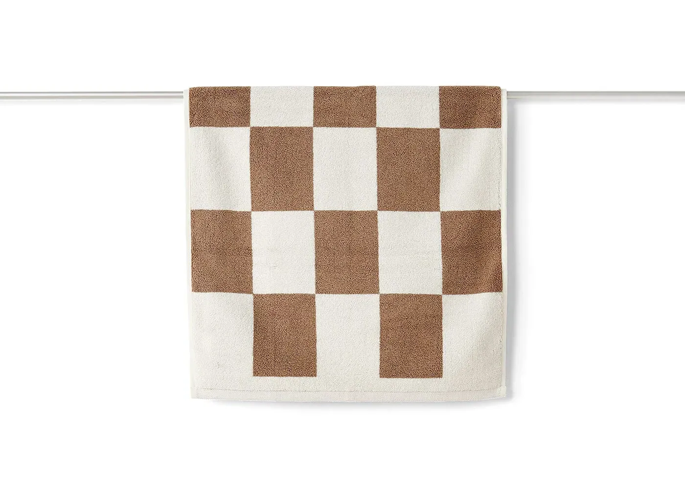 Check Bath Mat - Brown image