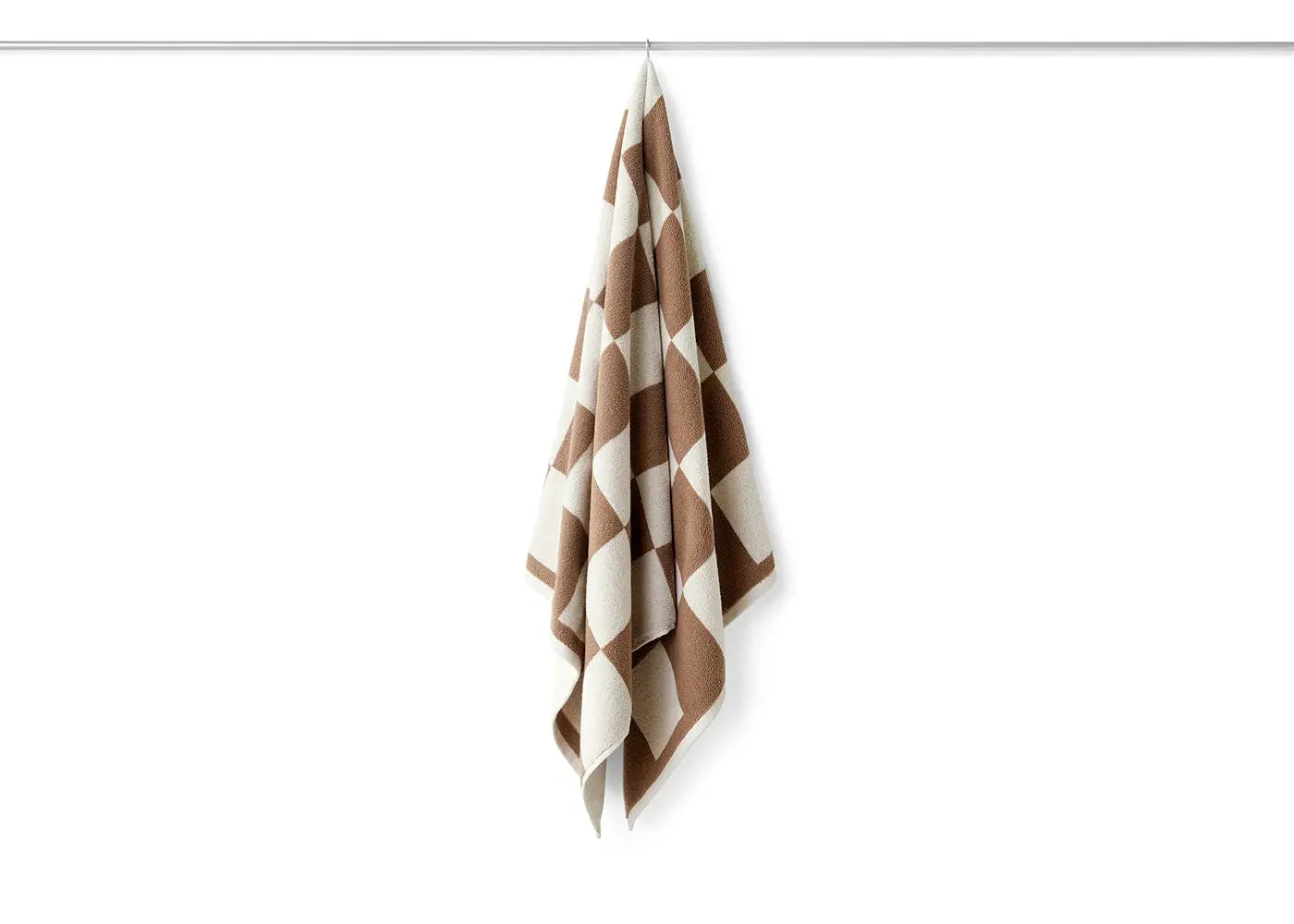 Check Bath Towel - Brown image