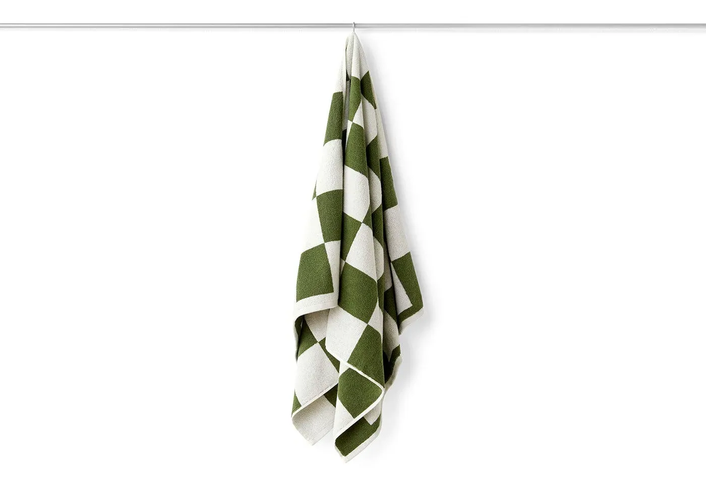 Check Bath Towel - Matcha