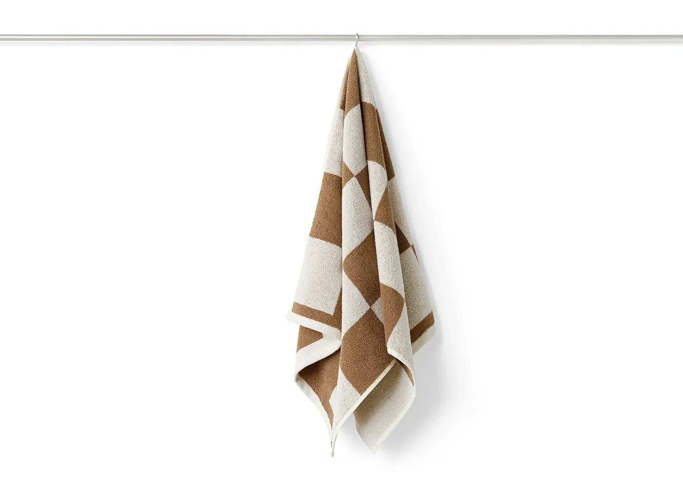 Check Hand Towel - Brown image