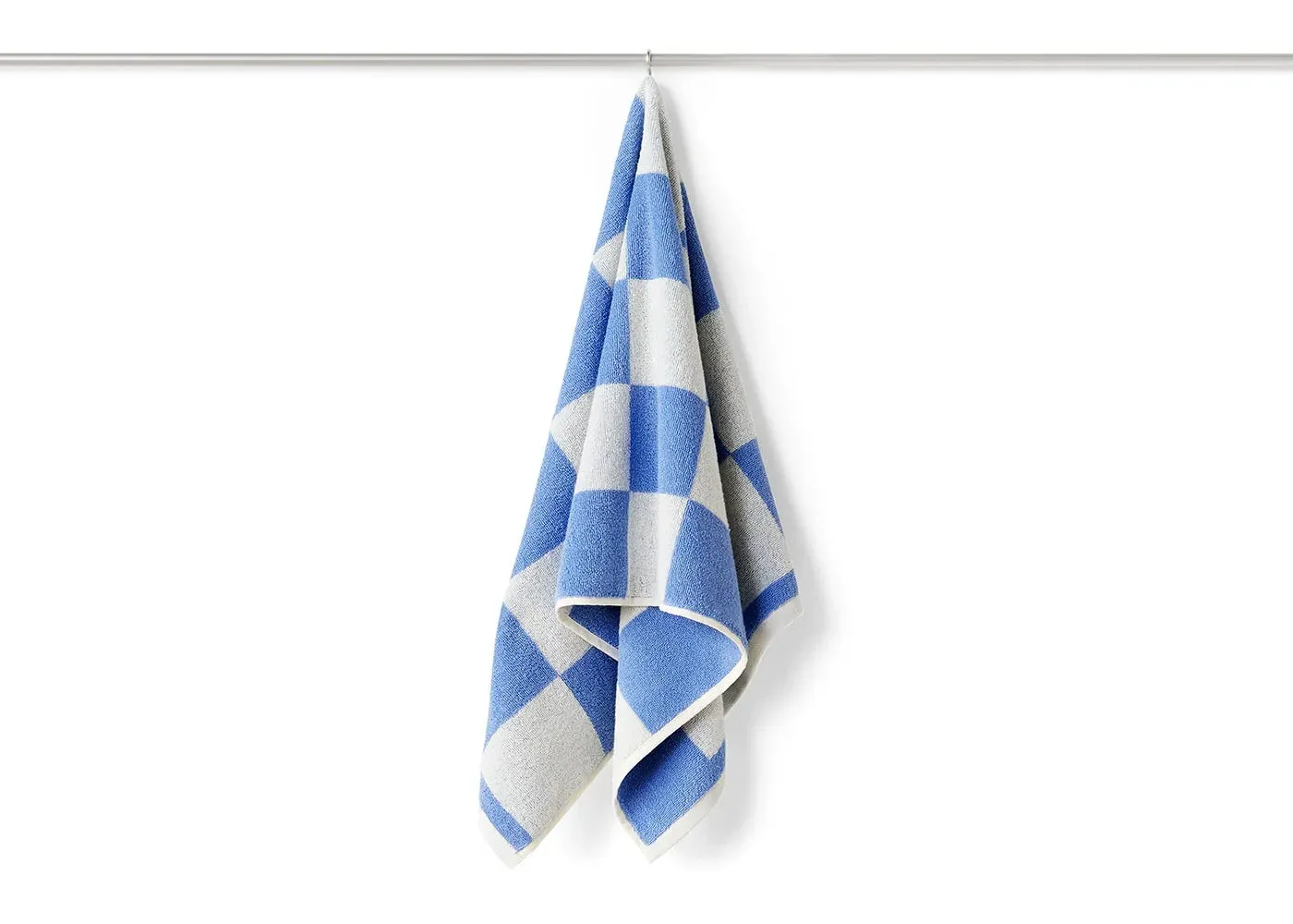 Check Hand Towel - Sky Blue