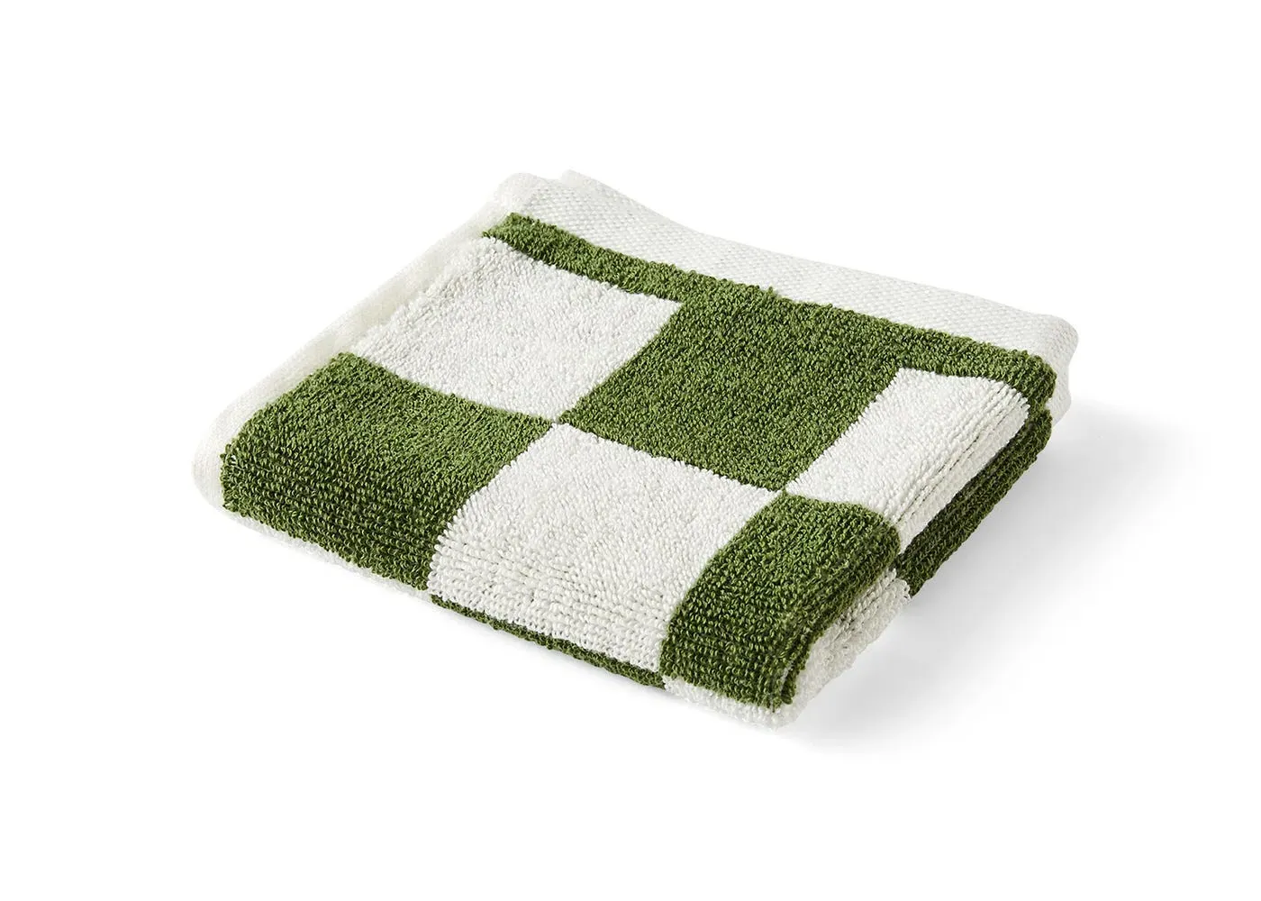 Check Wash Cloth - Matcha