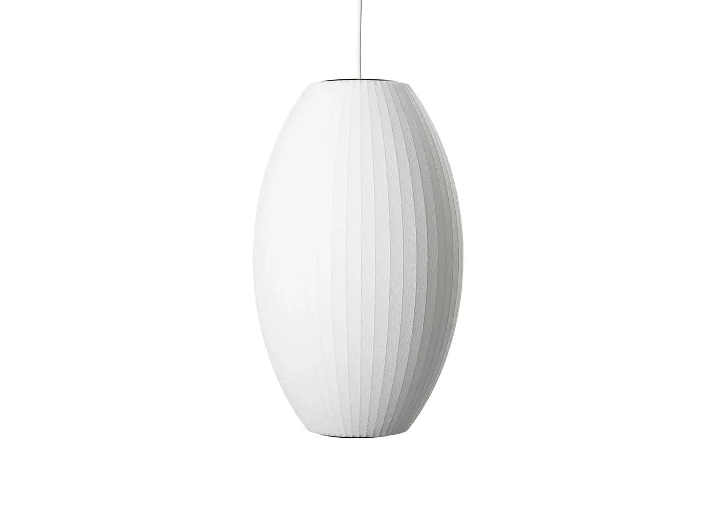 Cigar Bubble Pendant Light Medium - White