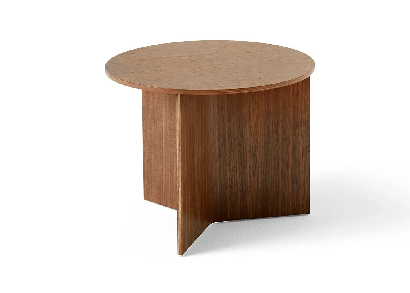 Compact Slit Table - Walnut, Wood