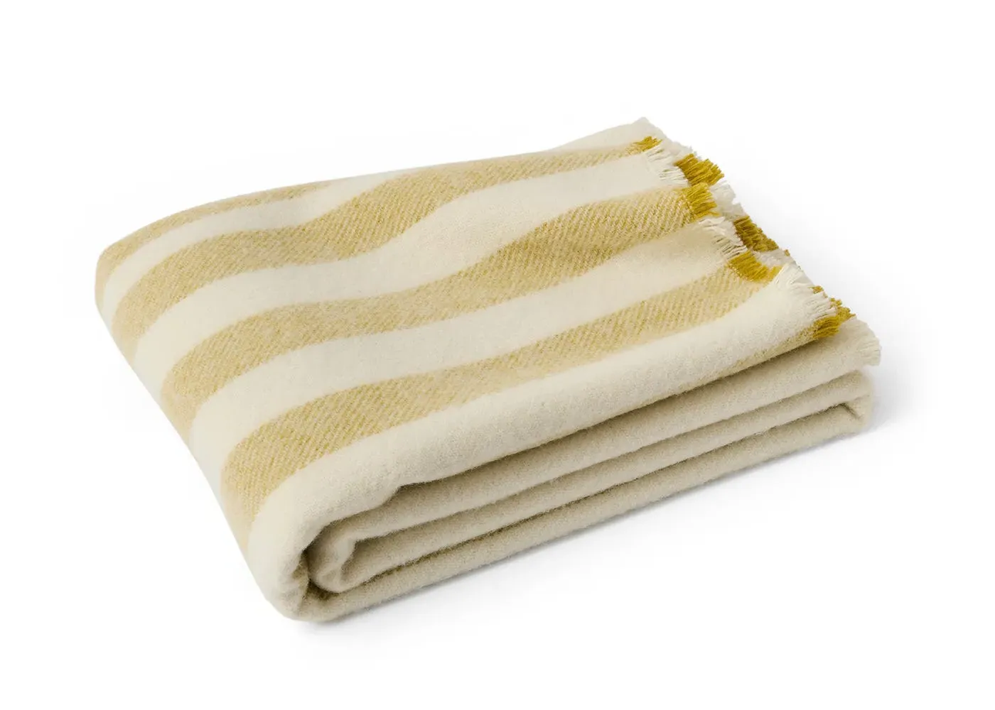 Duo Throw Blanket - Cream/Yellow image