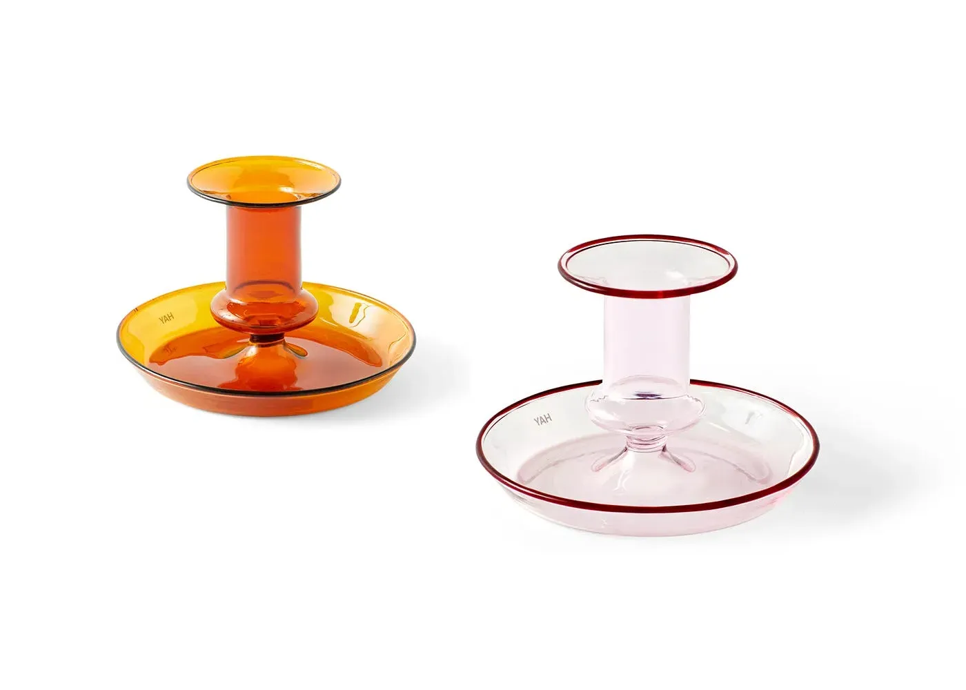 Flare Candle Holder - Amber