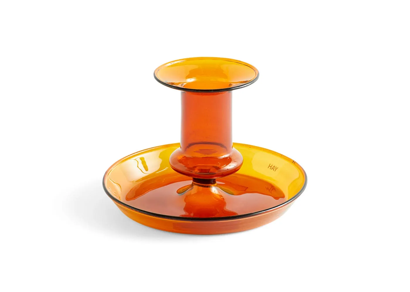 Flare Candle Holder - Amber image