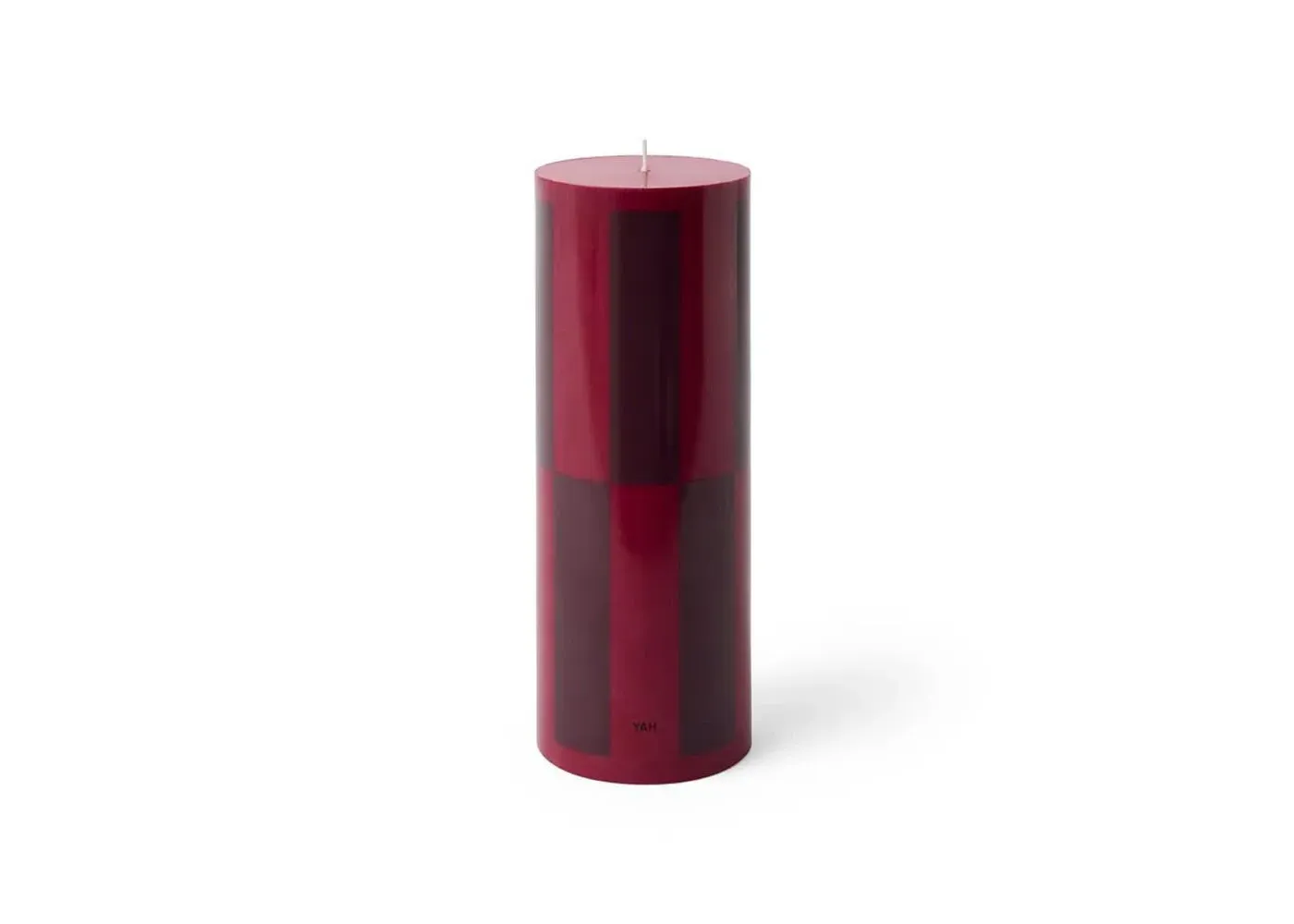 Large Column Candle - Red, Wax image