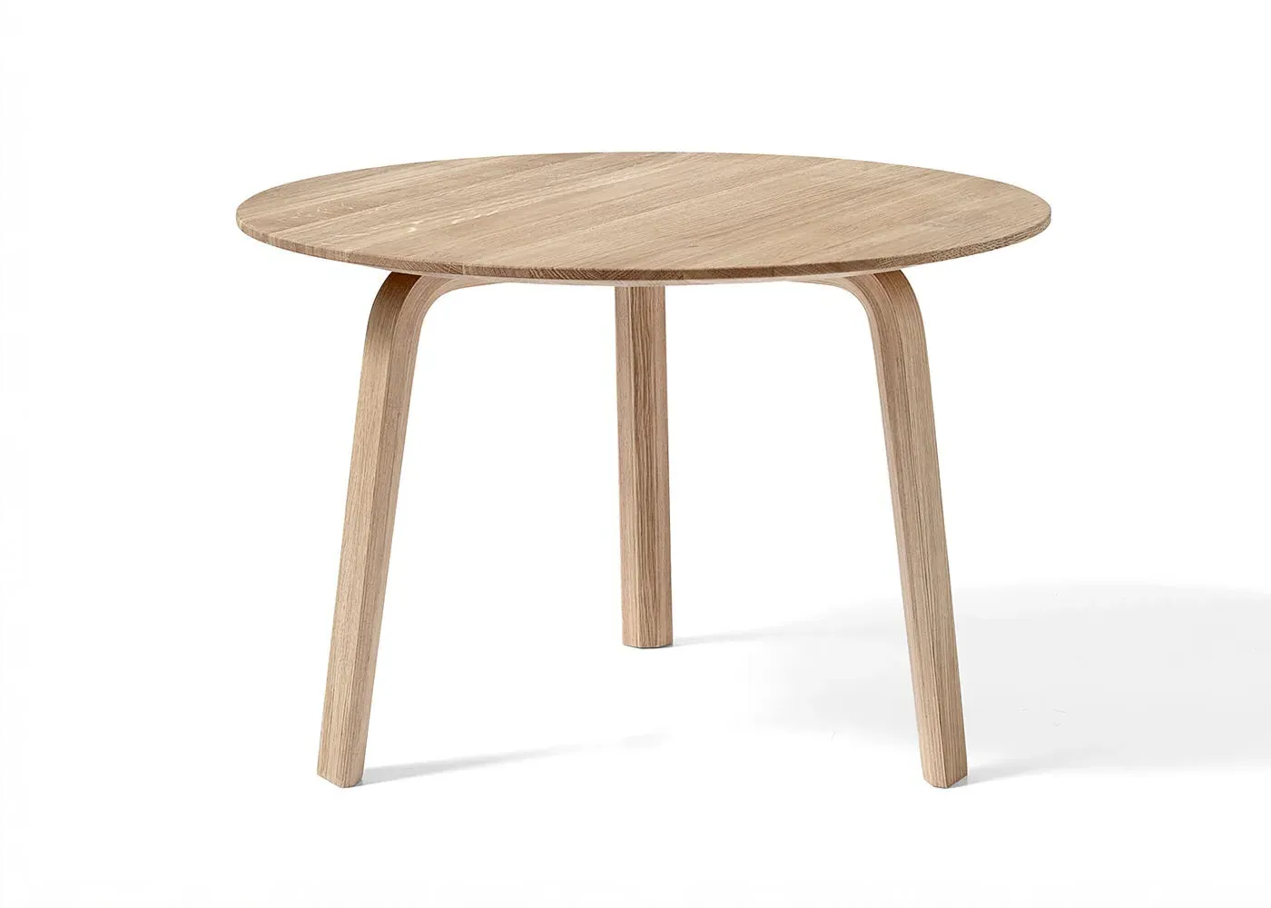 Oval Coffee Table - Light Wood, Lacquered Oak
