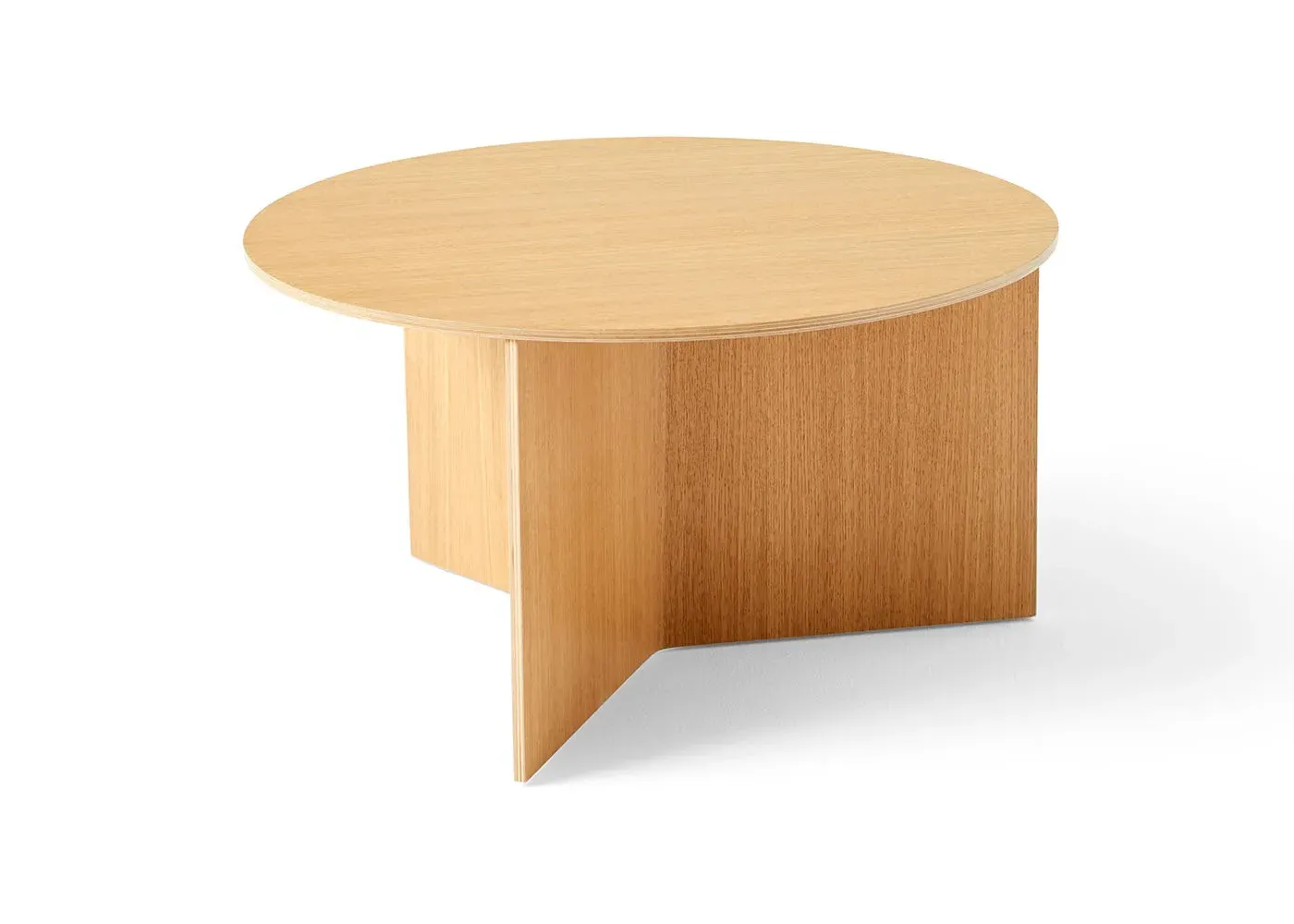 Slit Table - Oak, Wood