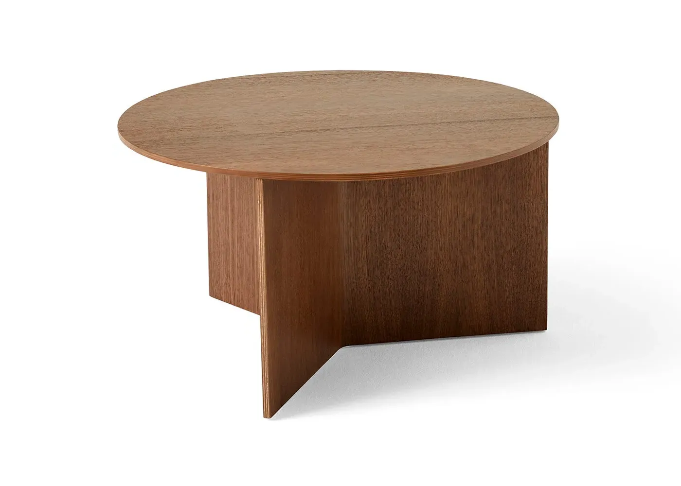 Slit Table - Walnut, Wood
