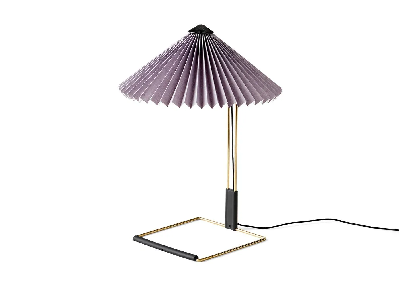 Small LED Table Lamp - Purple, Brass image