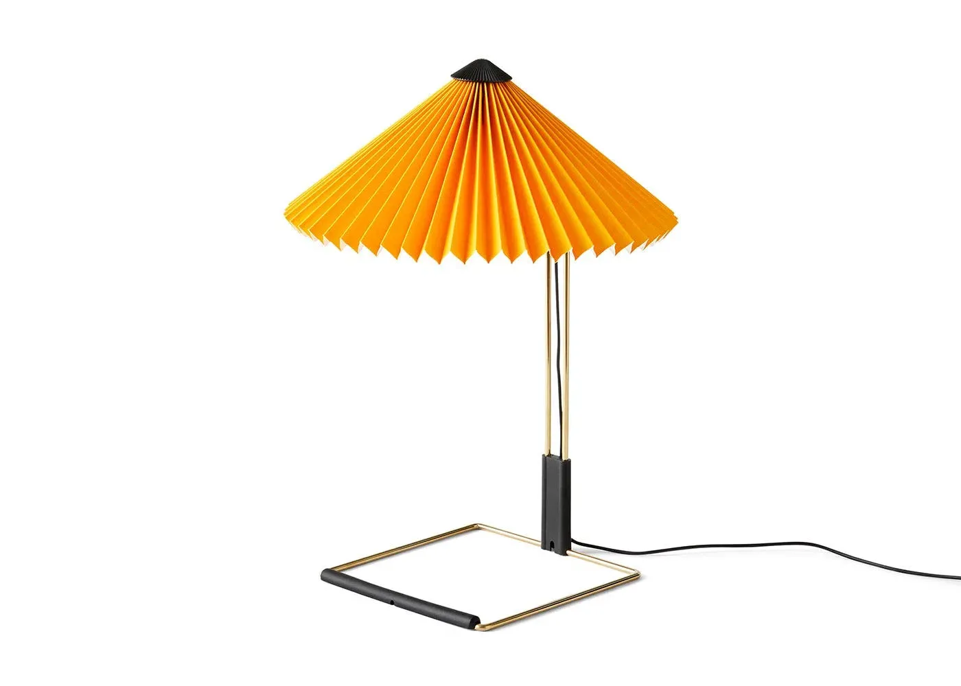 Small LED Table Lamp - Yellow, Brass
