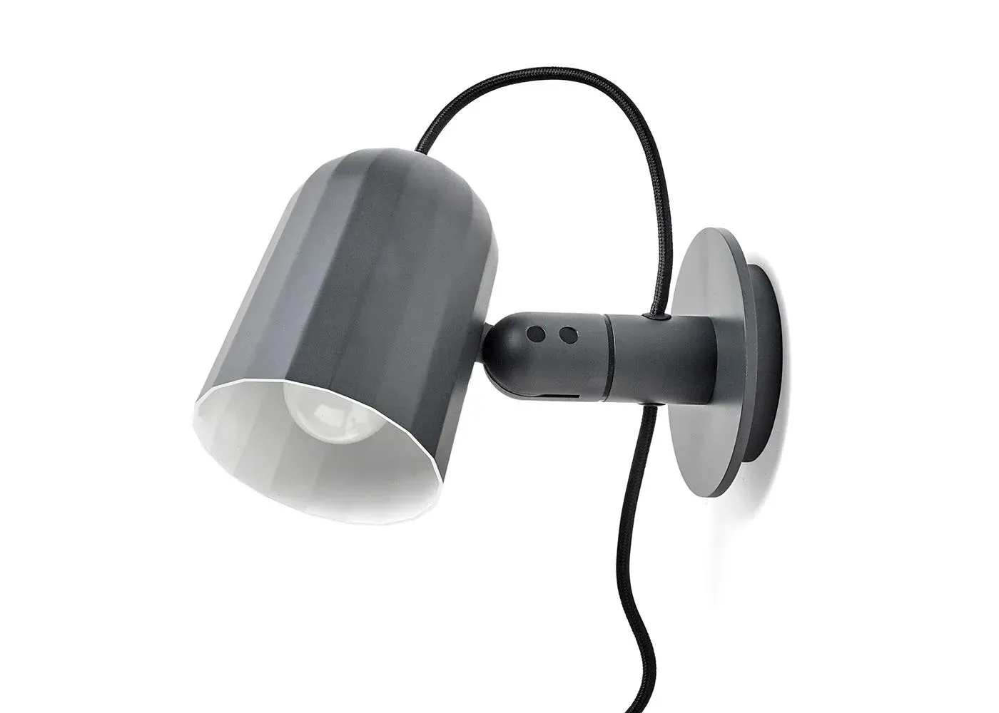 Wall Light with Cable - Dark Grey image