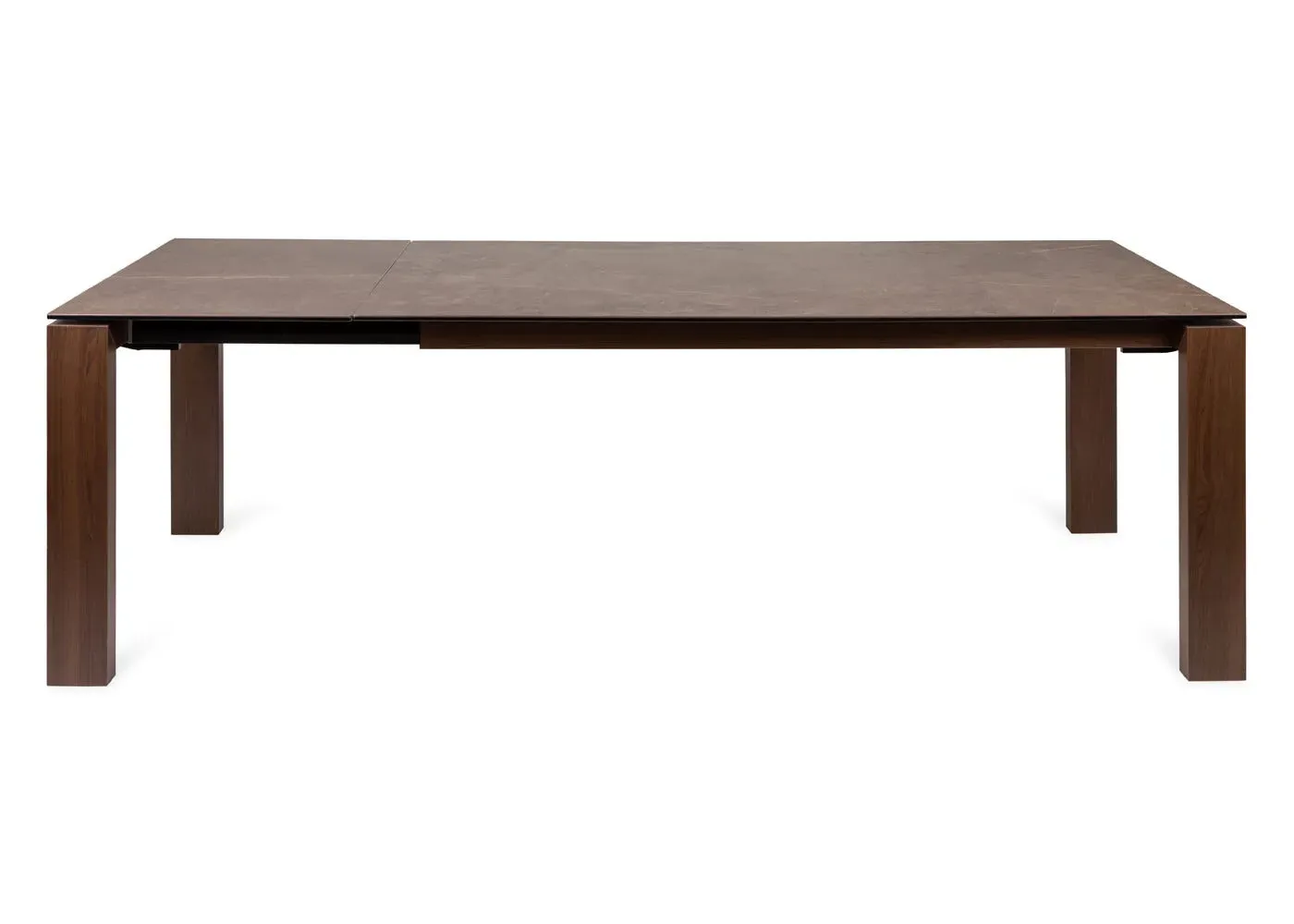 160cm Dining Table - Bronze, Walnut image