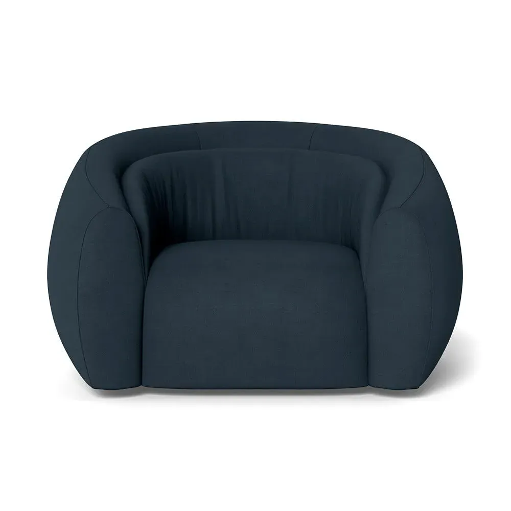 2-Seater Loveseat - Blue, Cotton image