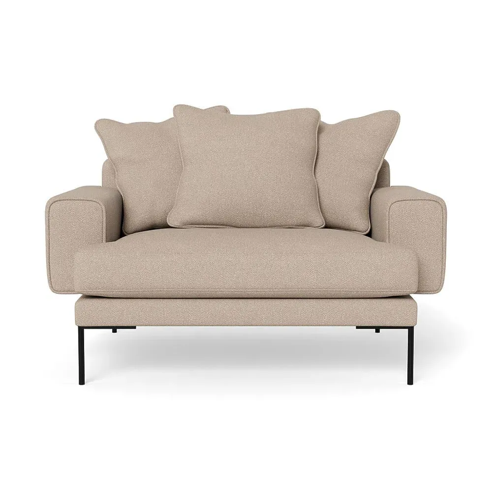2-Seater Loveseat - Cadet, Brushed Cotton