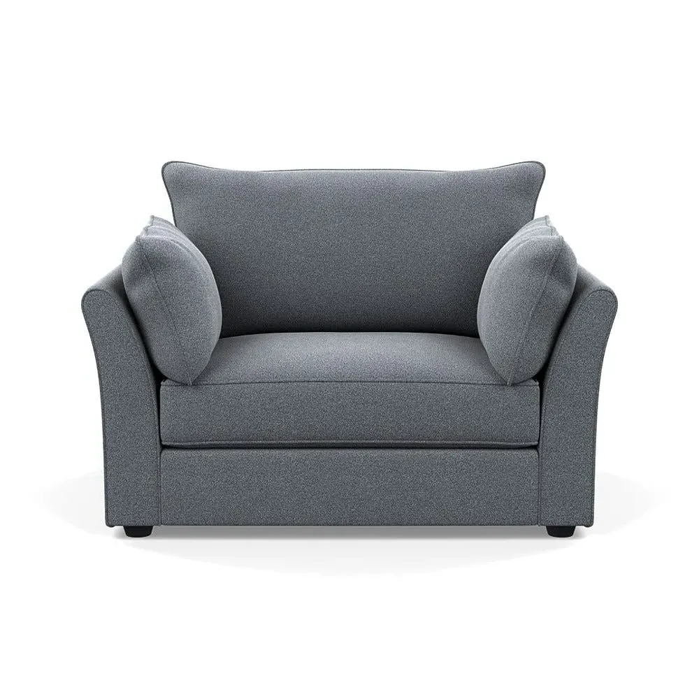 2-Seater Loveseat - Grey, Boucle image