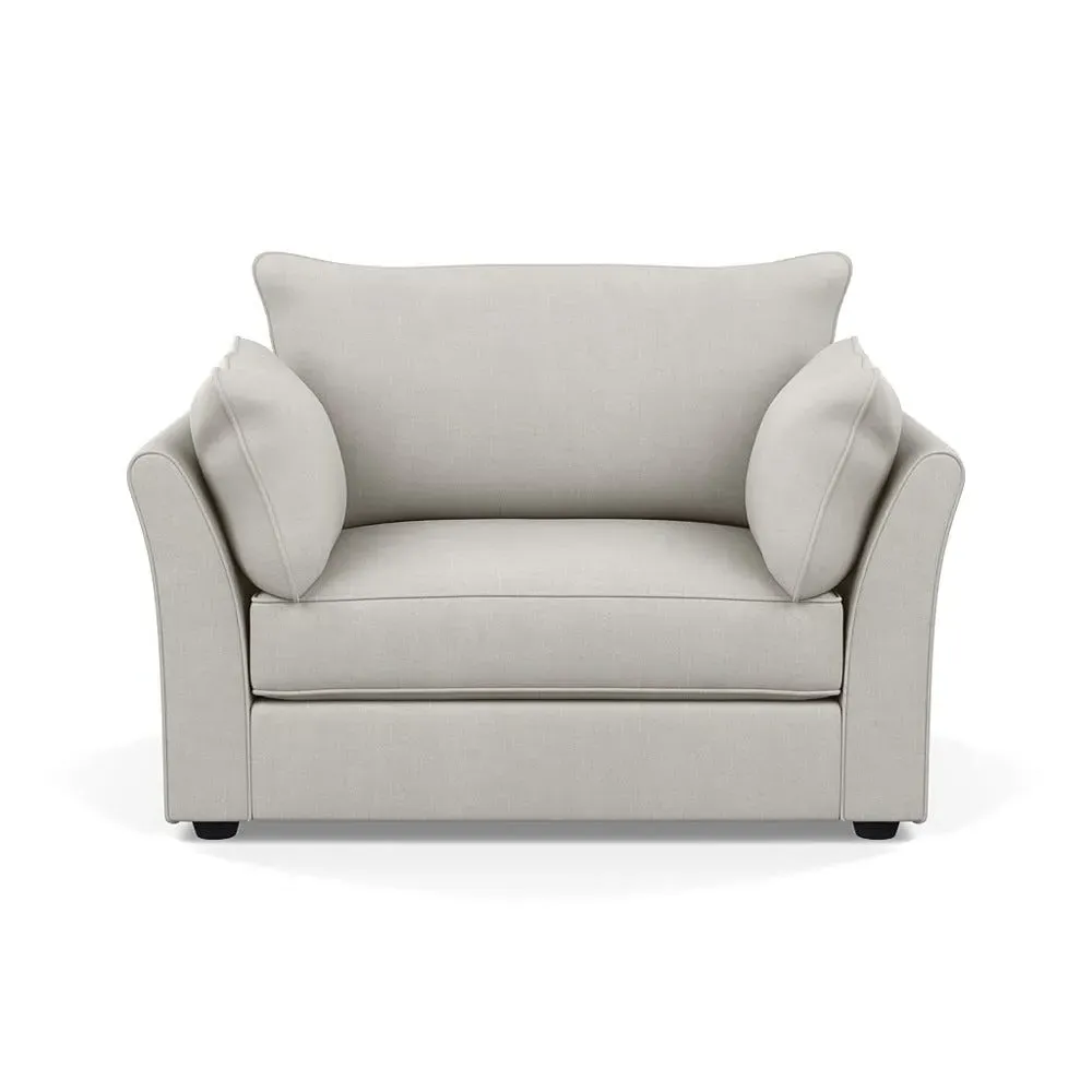 2-Seater Loveseat - Grey, Linen-Cotton image