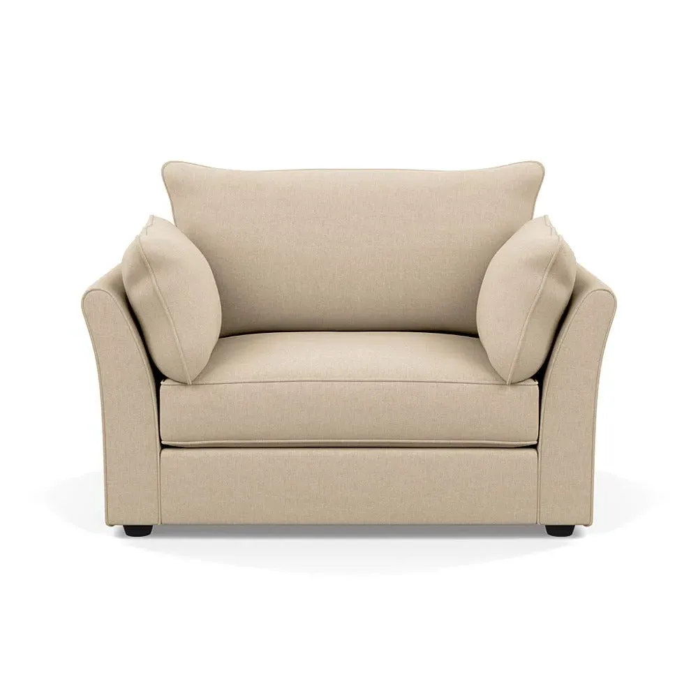 2-Seater Loveseat - Natural, Brushed Cotton image