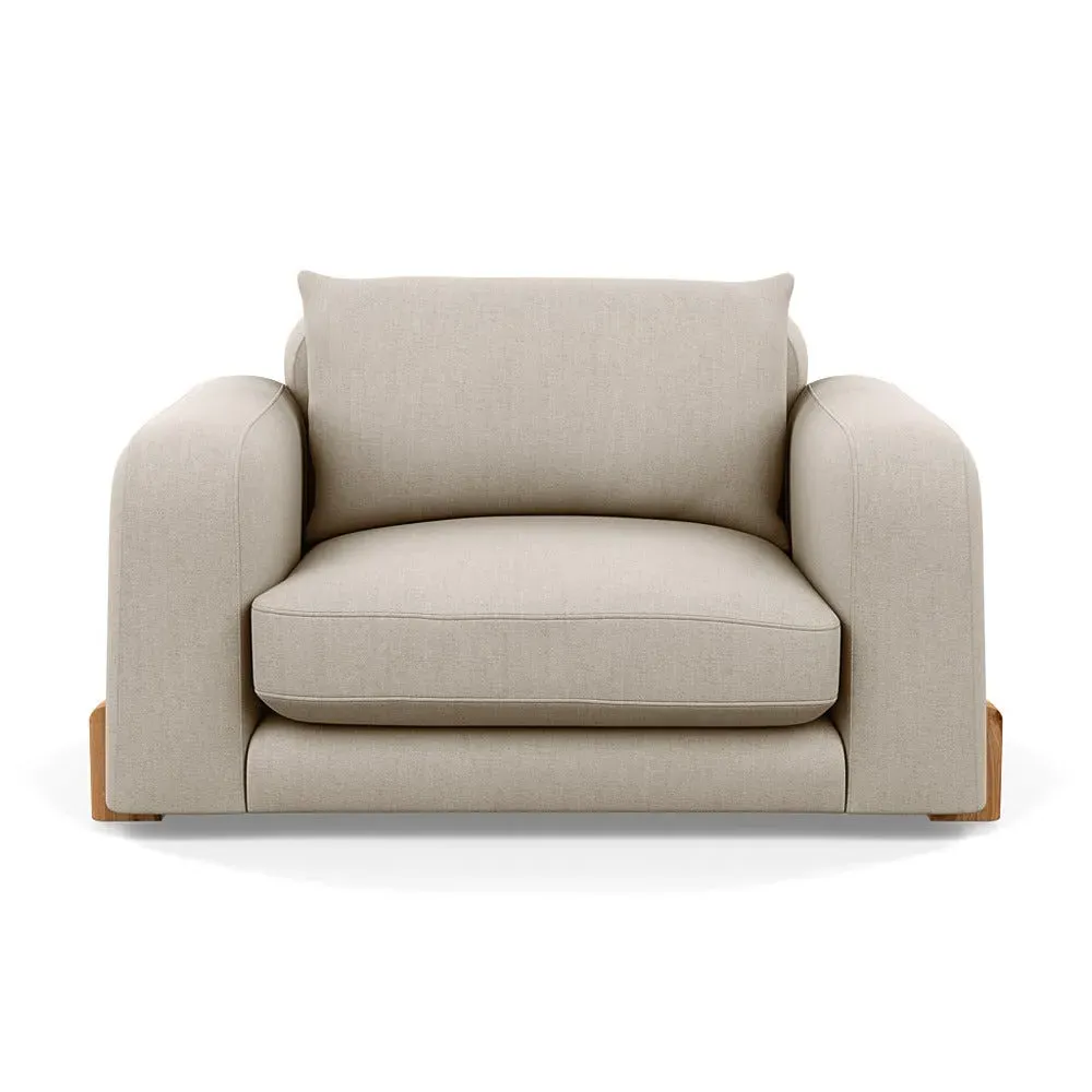 2-Seater Loveseat - Natural, Fabric