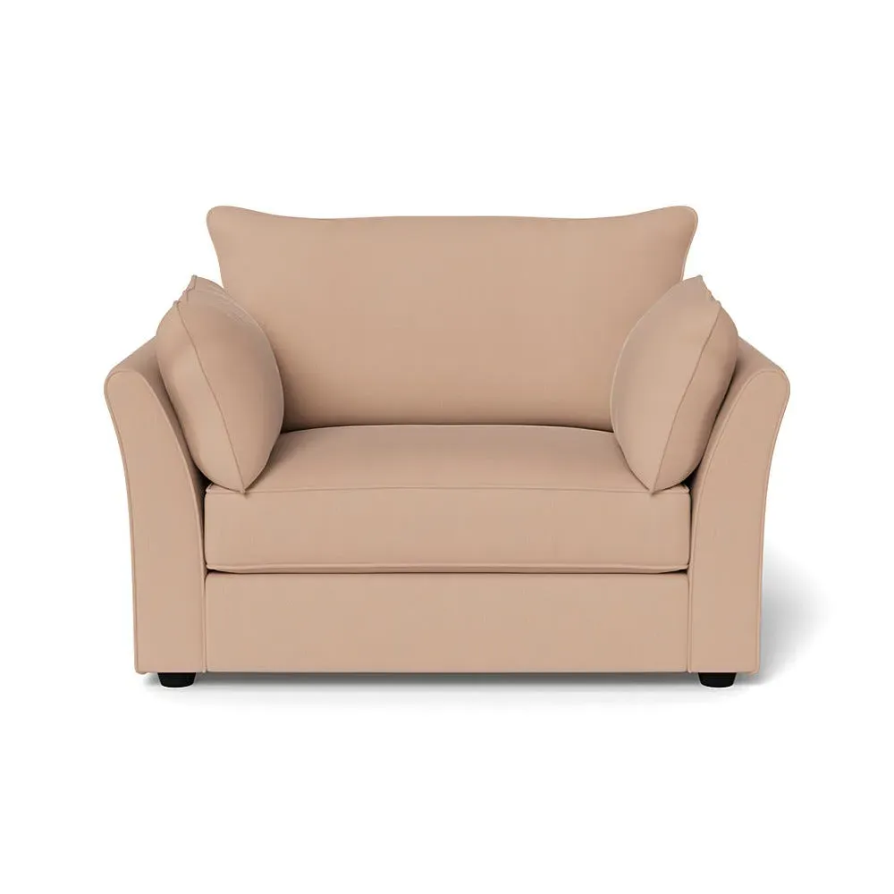 2-Seater Loveseat Tailor Style - Pink, Linen image