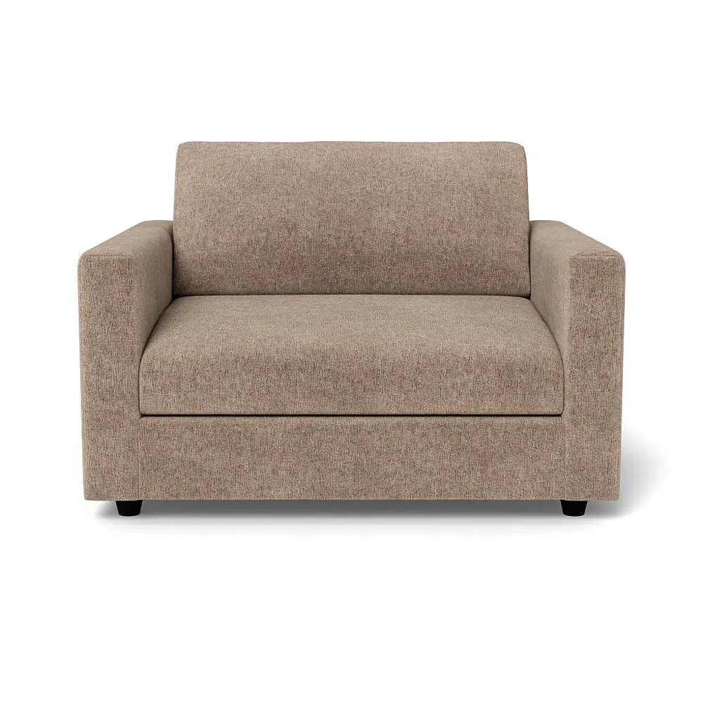 2-Seater Loveseat with Deep Cushions - Natural, Boucle