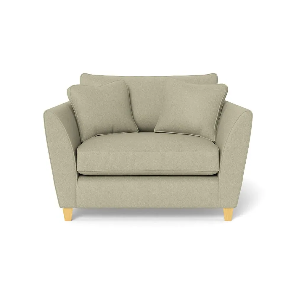 2-Seater Loveseat with Sabre Arms - Natural, Cotton image