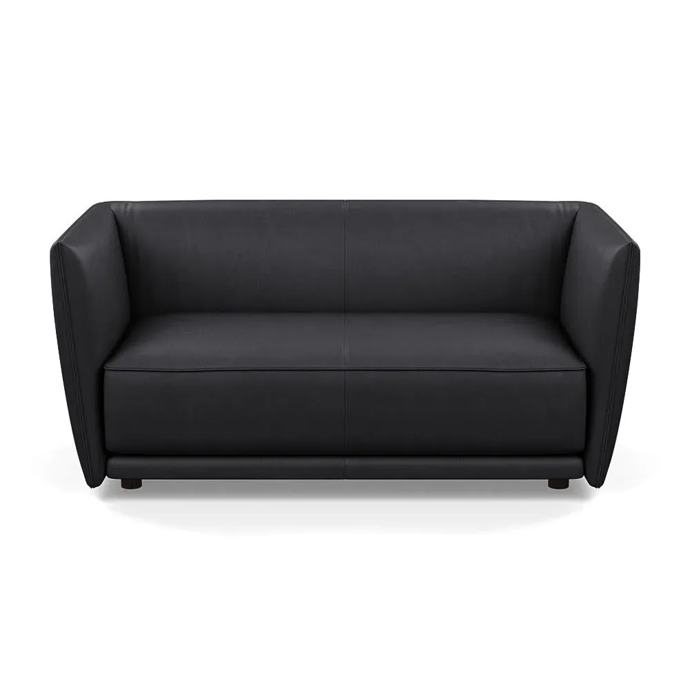 2-Seater Sofa - Black, Fabric
