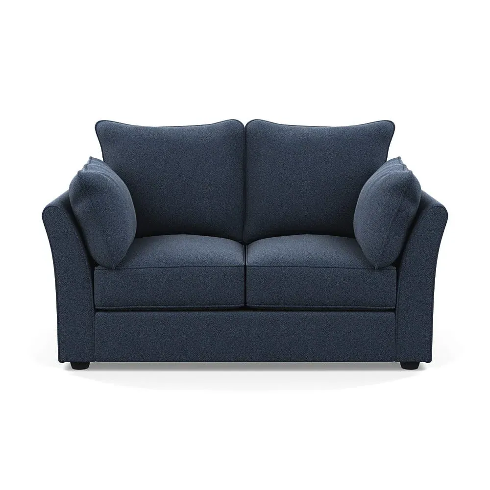 2-Seater Sofa - Blue, Boucle