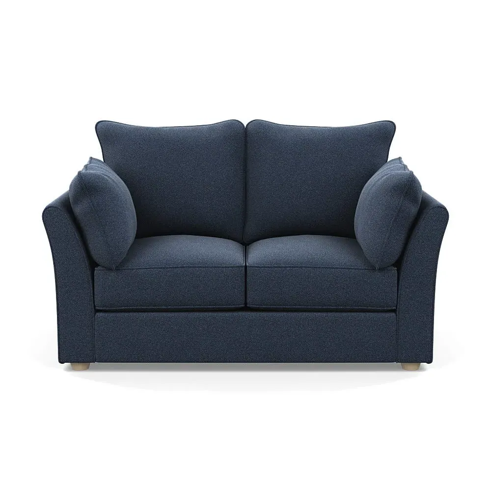 2-Seater Sofa - Blue, Boucle