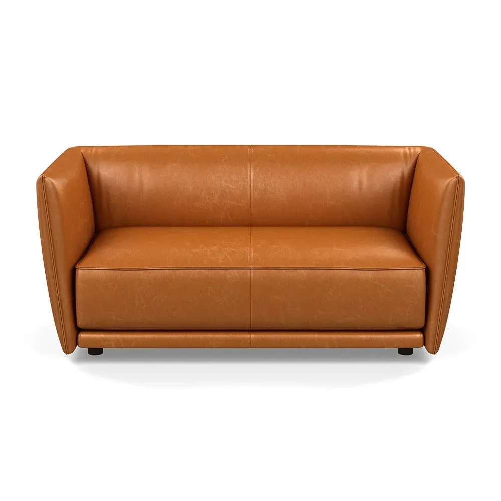 2-Seater Sofa - Brown, Fabric