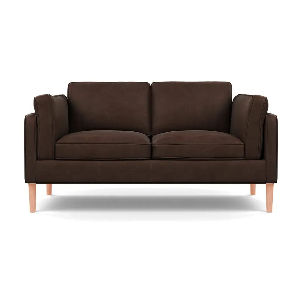 2-Seater Sofa - Brown, Heritage Leather