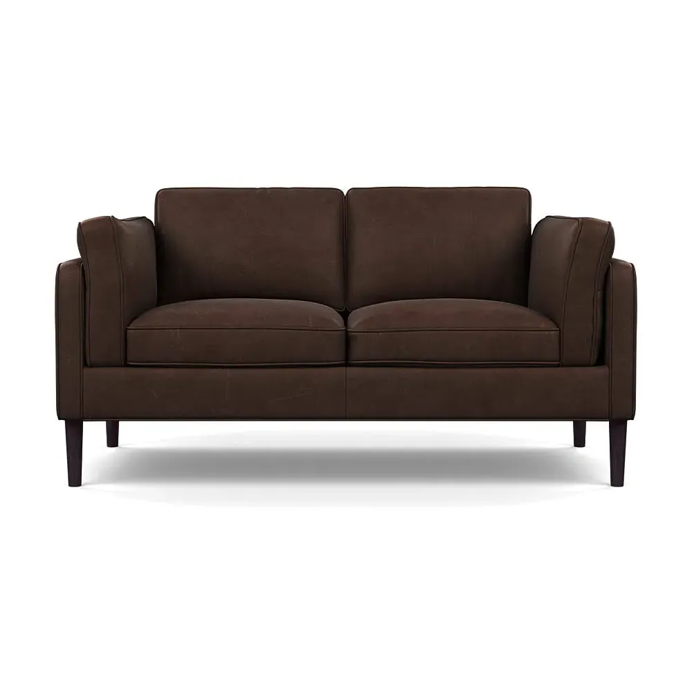 2-Seater Sofa - Brown, Heritage Leather