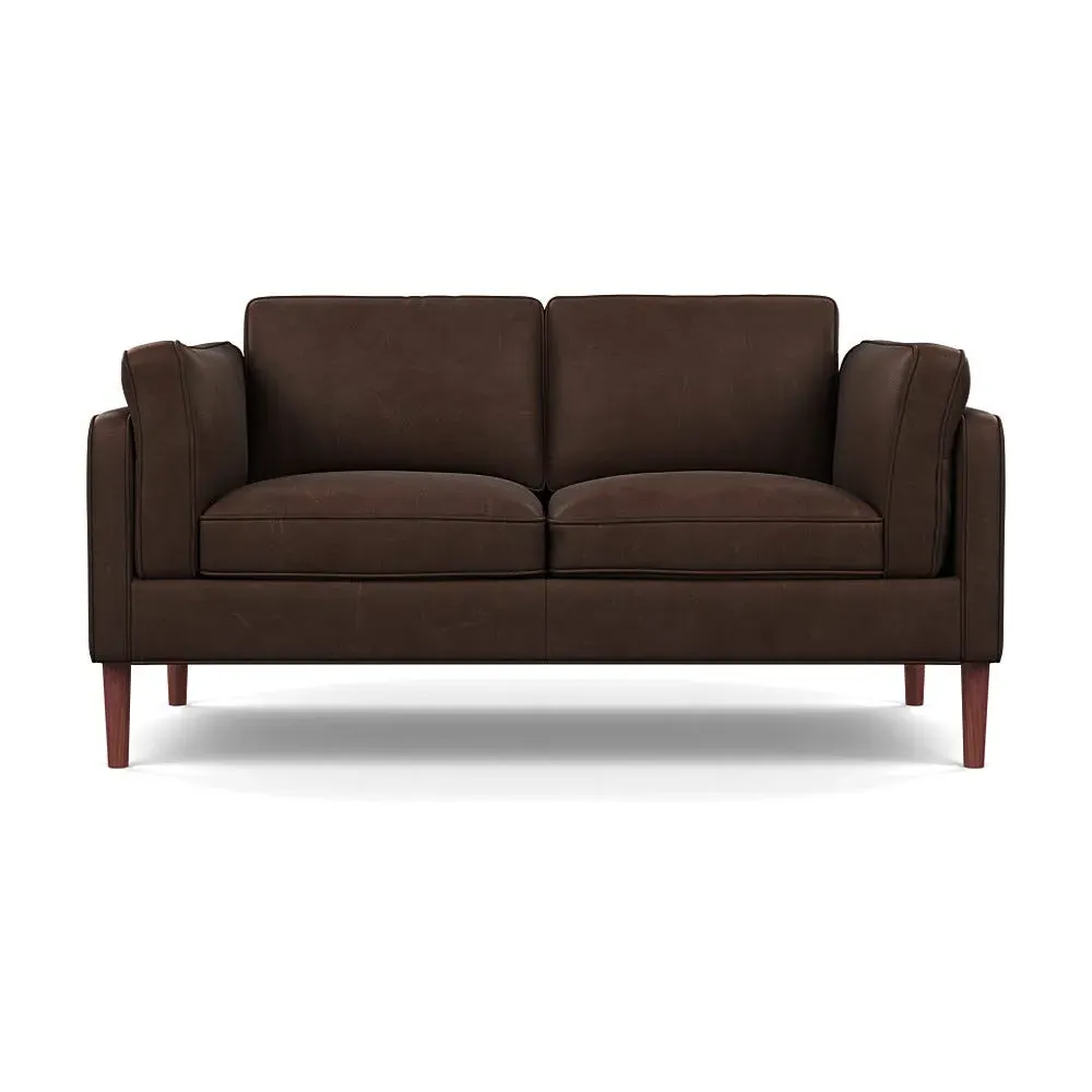 2-Seater Sofa - Brown, Heritage Leather