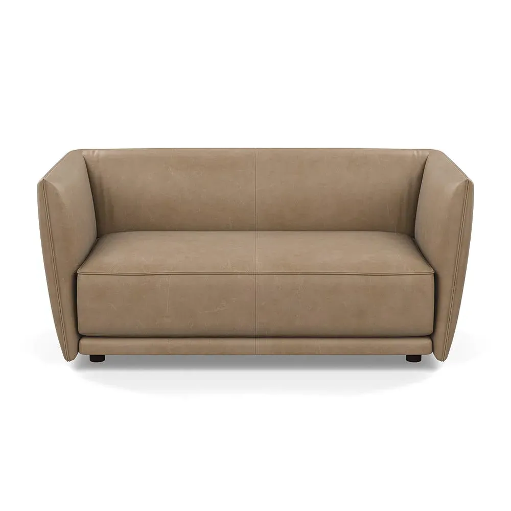 2-Seater Sofa - Camel, Leather