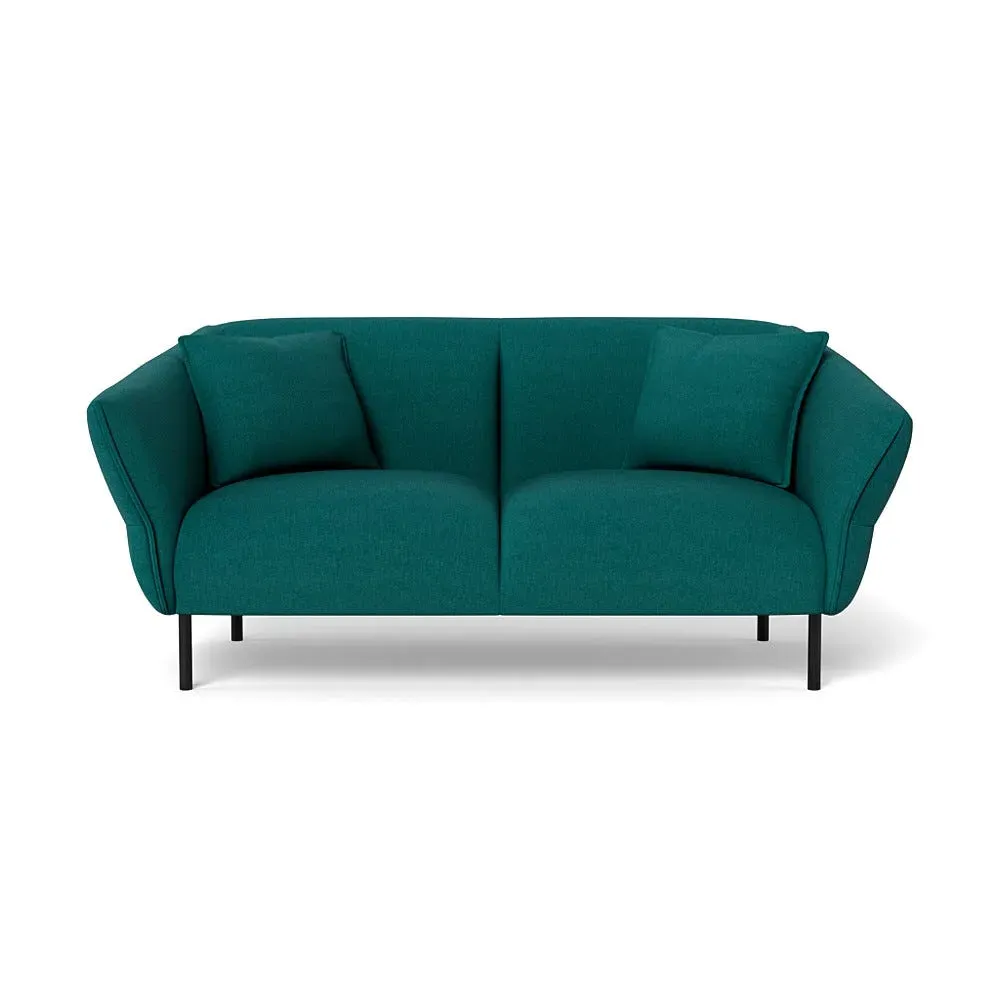 2-Seater Sofa - Green, Cotton