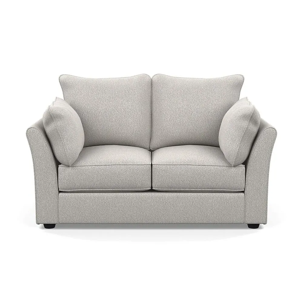 2-Seater Sofa - Grey, Boucle