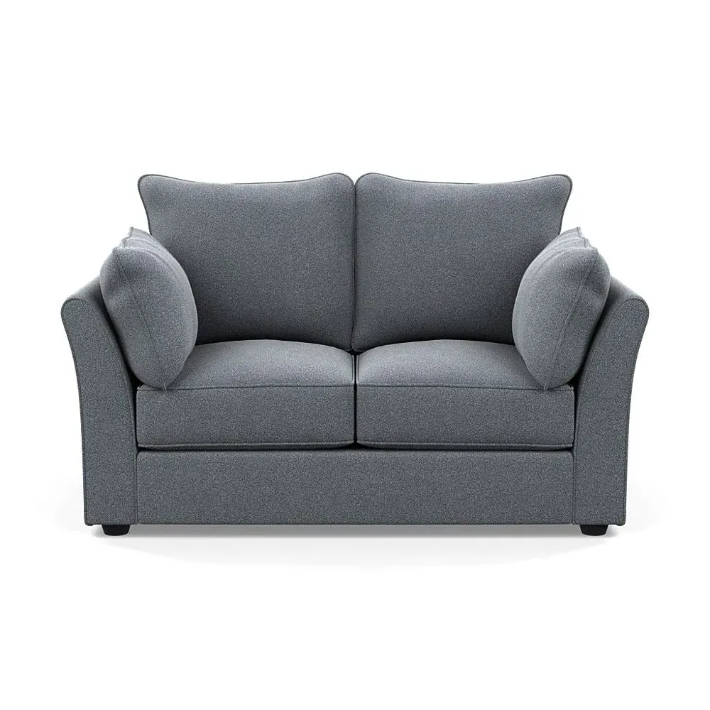 2-Seater Sofa - Grey, Boucle