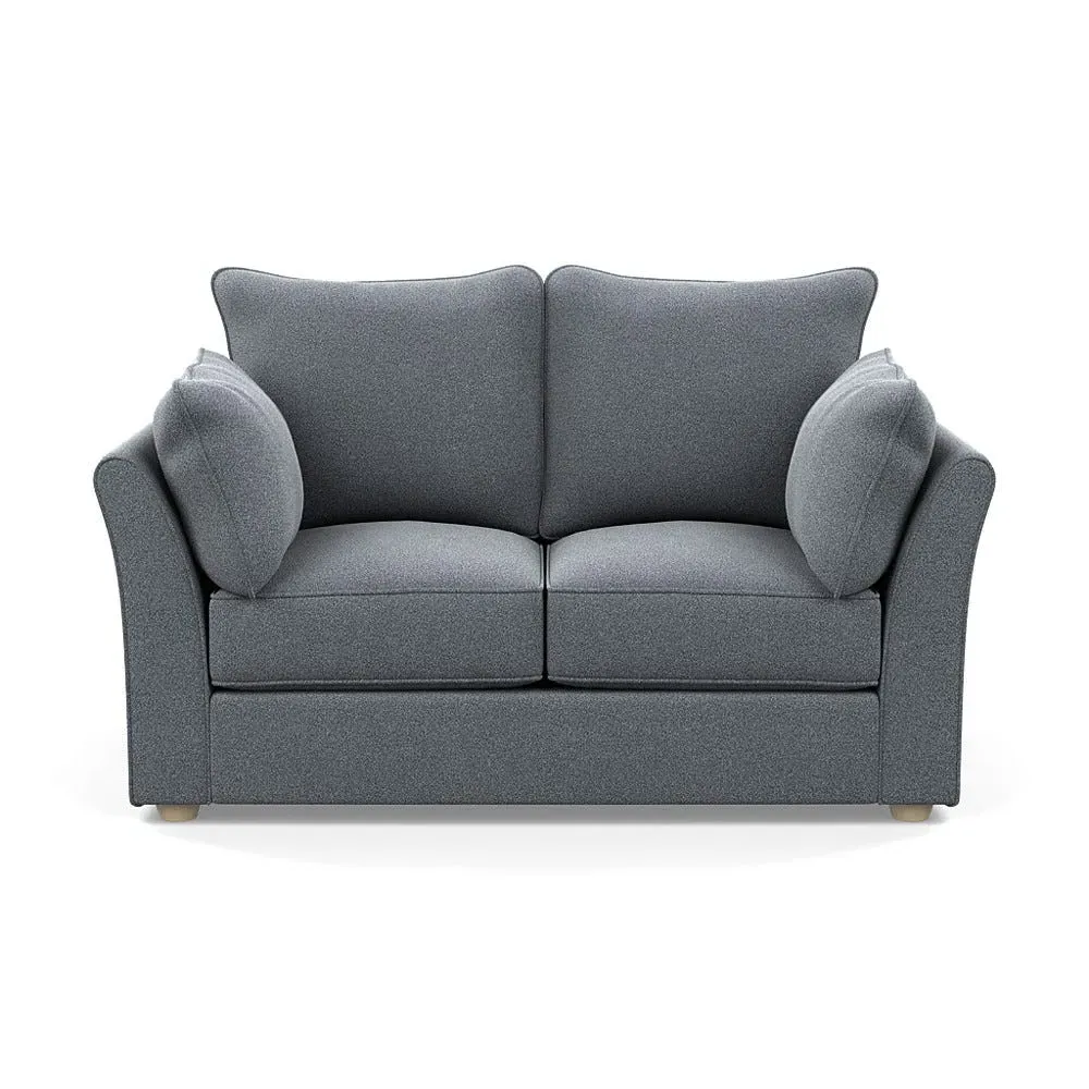 2-Seater Sofa - Grey, Boucle