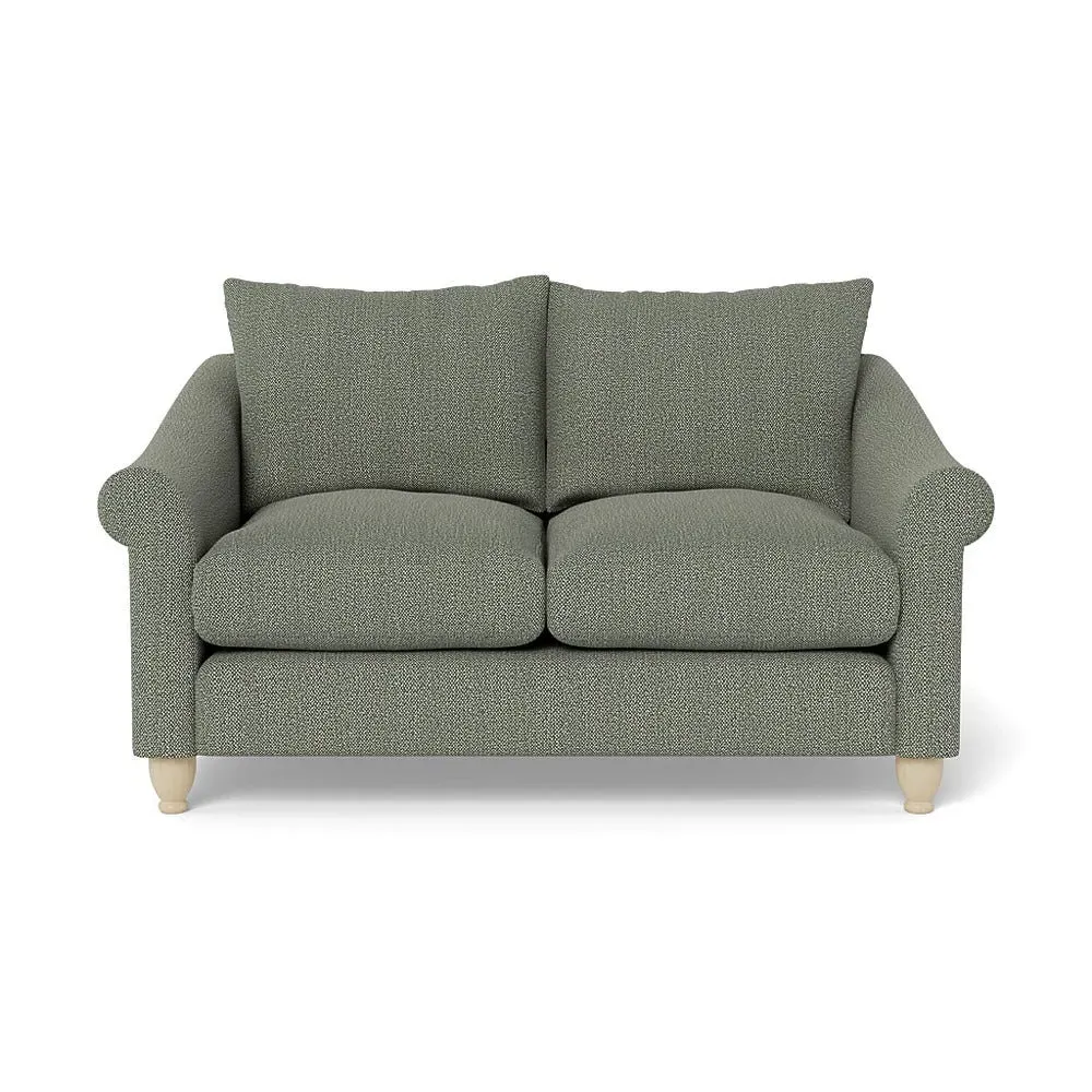 2-Seater Sofa - Grey, Boucle Tweed