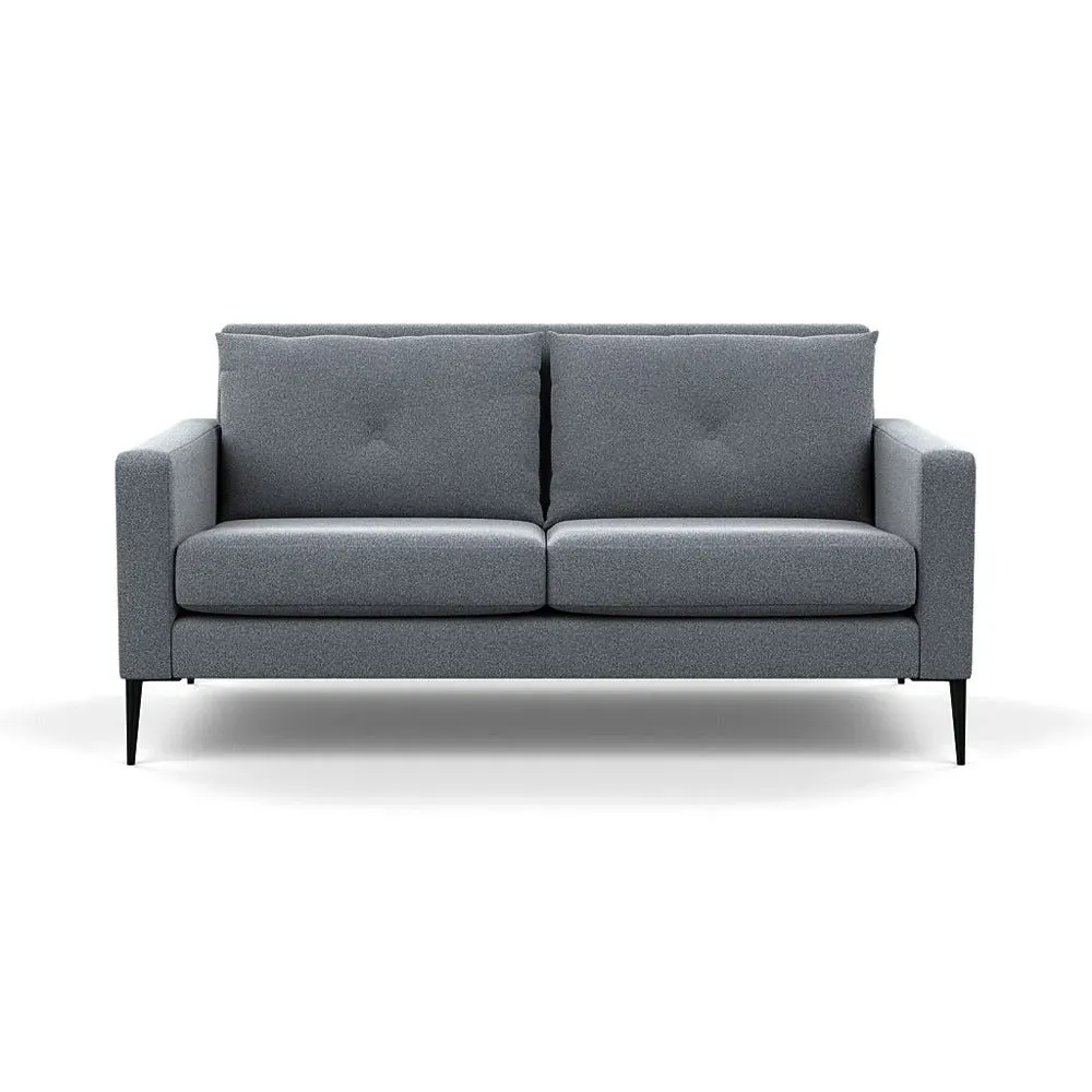 2-Seater Sofa - Grey, Boucle