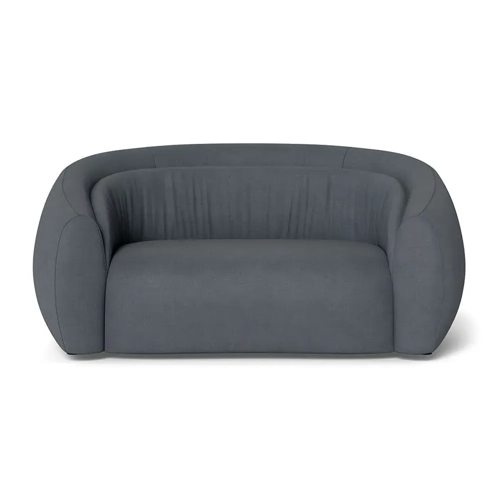 2-Seater Sofa - Grey, Cotton