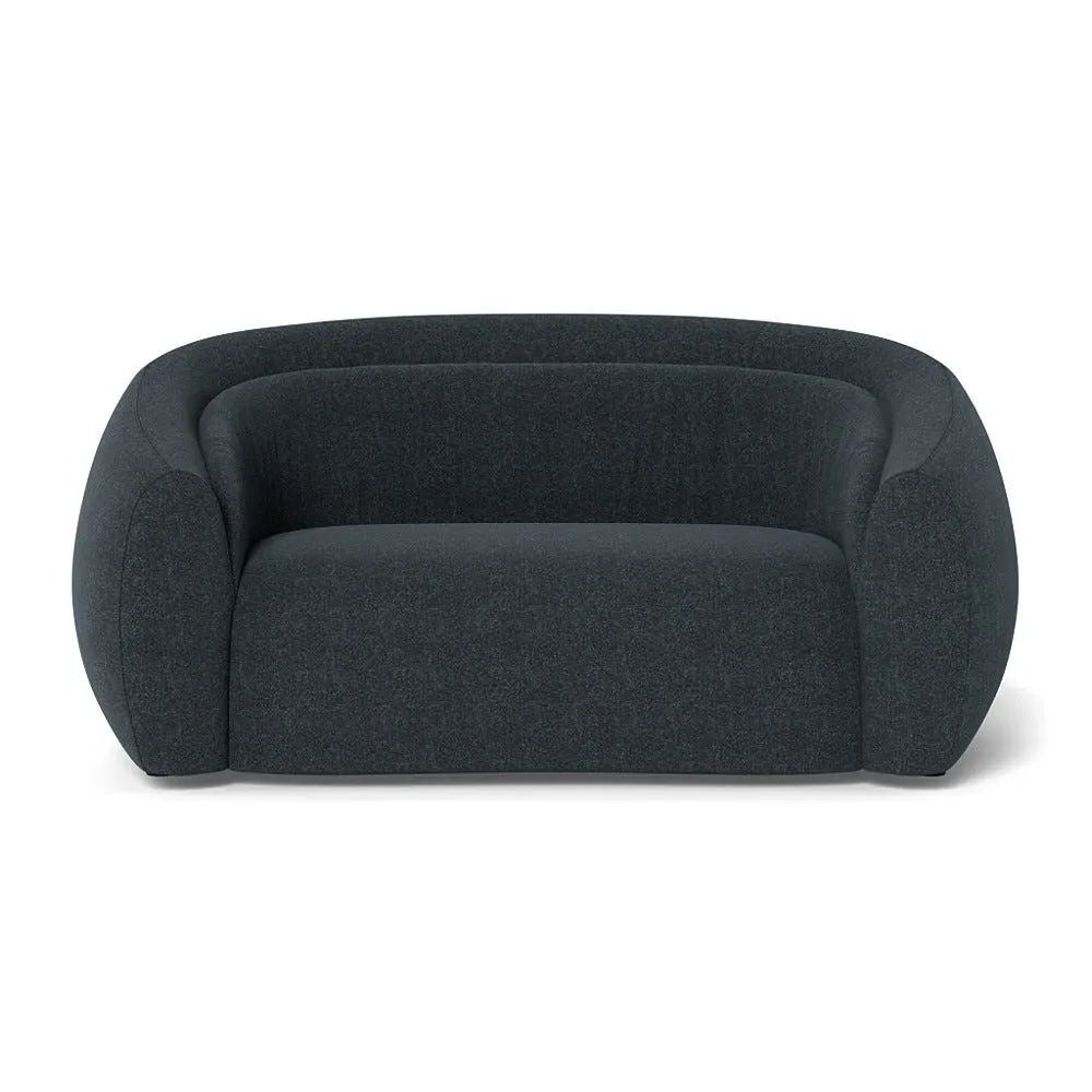 2-Seater Sofa - Grey, Wool