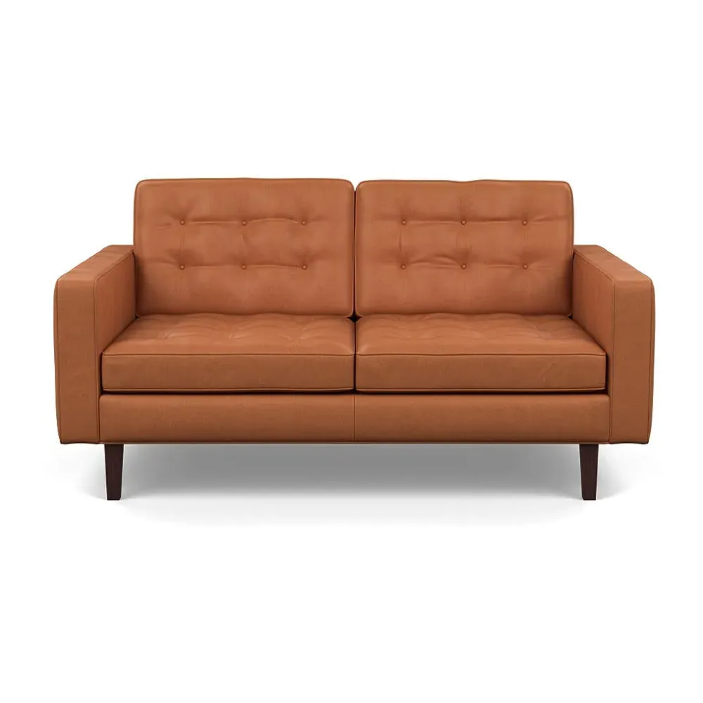 2-Seater Sofa Hepburn Style - Brown, Leather image