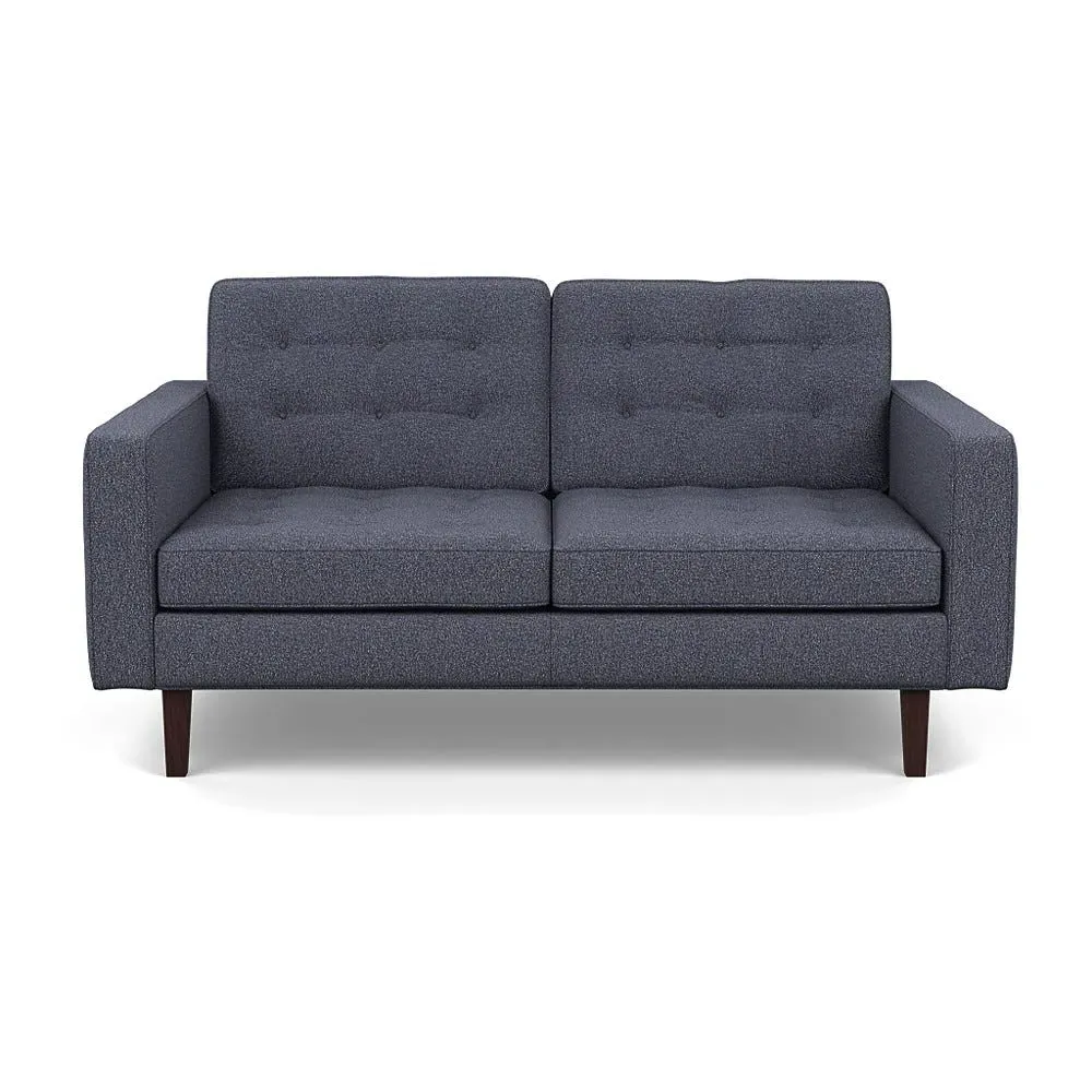 2-Seater Sofa Loop Design - Navy, Boucle image