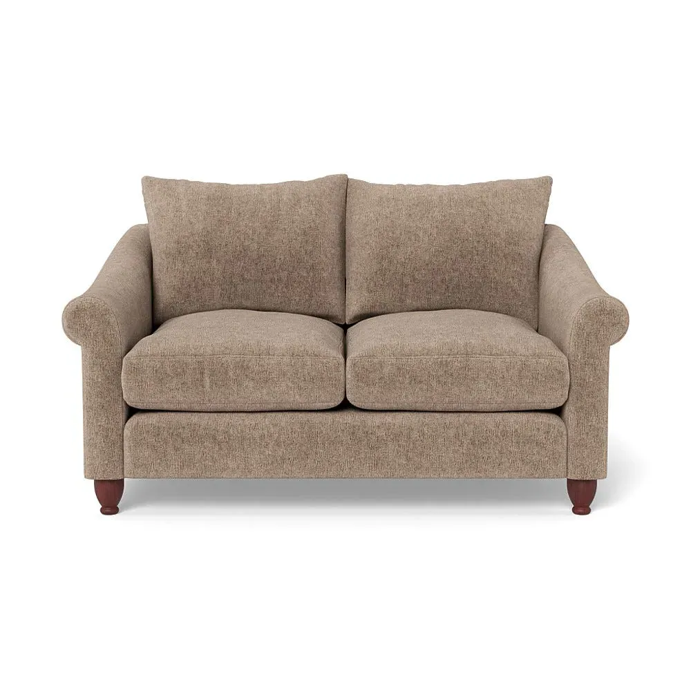 2-Seater Sofa - Natural, Boucle Velvet