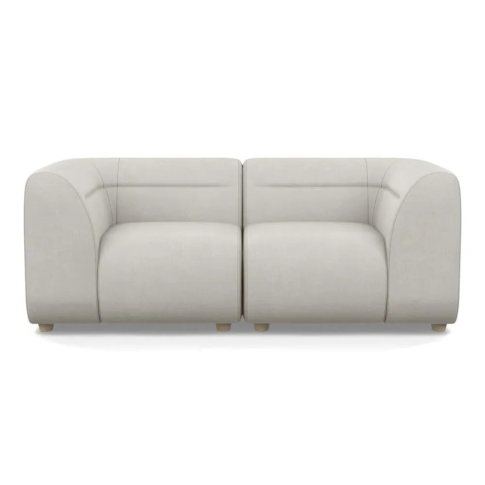 2-Seater Sofa - Natural, Linen
