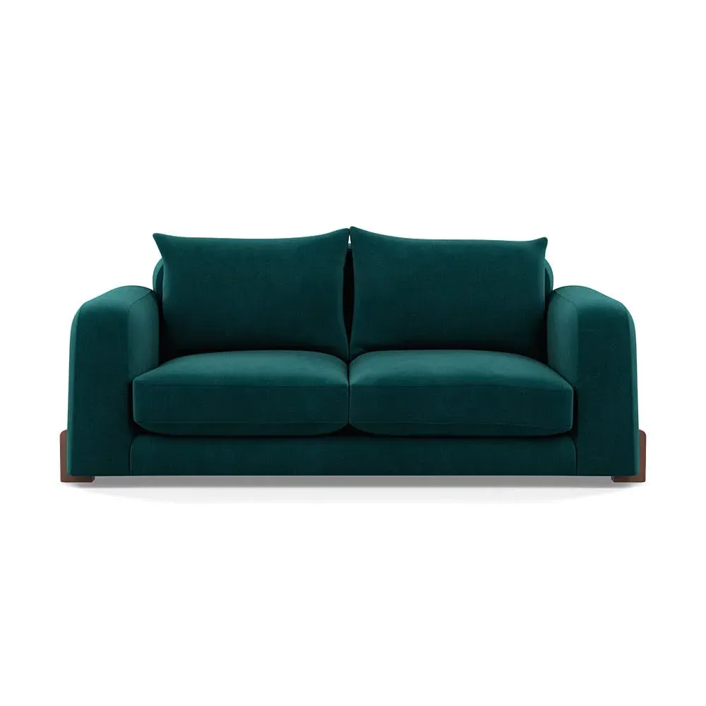 2-Seater Sofa - Ocean, Velvet
